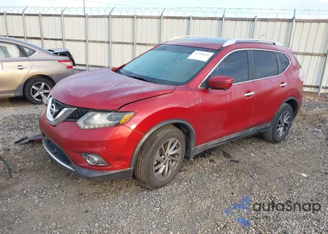 2016 Nissan Rogue Sl from USA, damaged, VIN 5N1AT2MTXGC747878